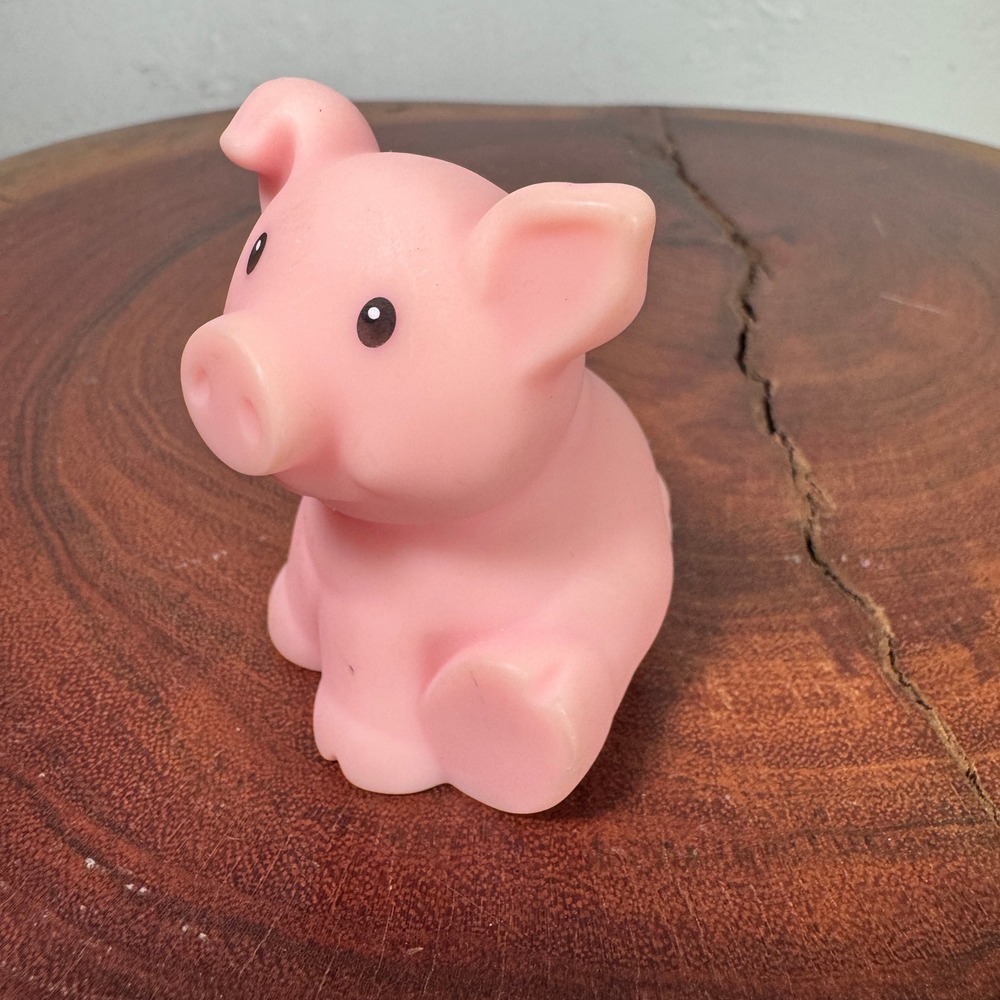 Fisher Price Little People Pink Pig Farm Animal Figure 12/16TLB Replacement Toy - Picture 2 of 7